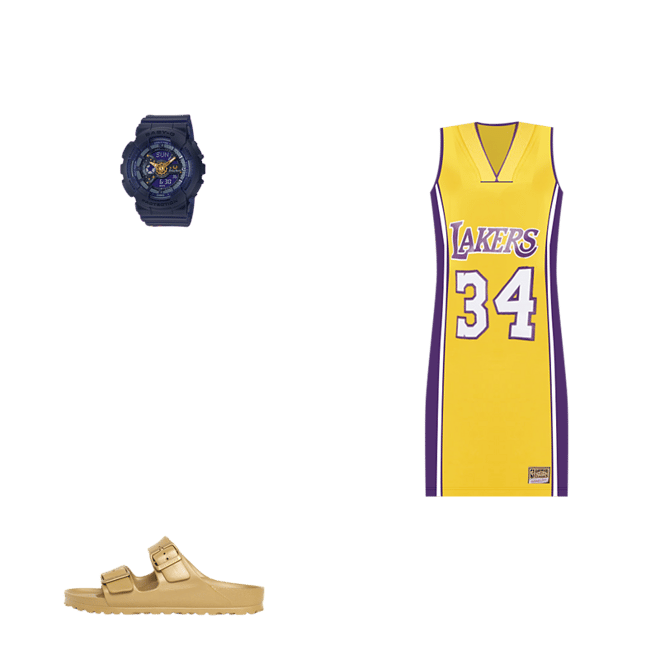 Womens N&N Jersey Dress Los Angeles Lakers 1999 Shaquille O'Neal