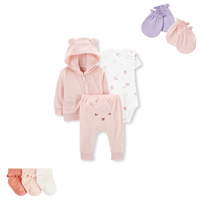 Carter's 3 piece set best sale baby girl