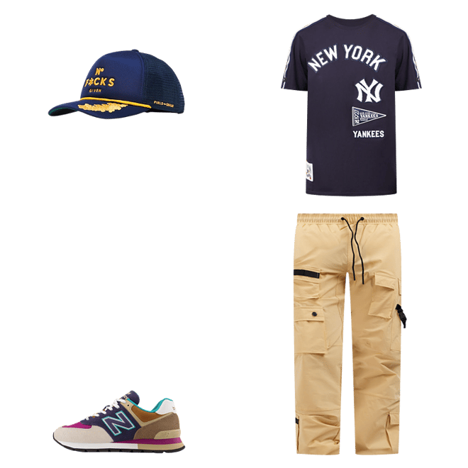 New Era New York Yankees Stateview S/S Navy Men's T-Shirt 60297314 - S