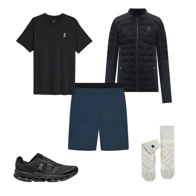 Men's Essential Shorts Cobalt & Black On United States