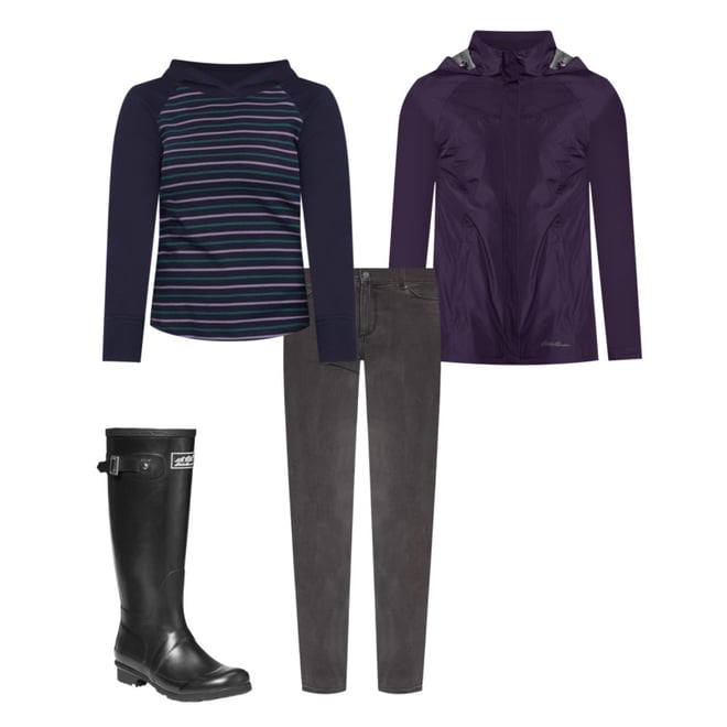 eddie bauer rain boots