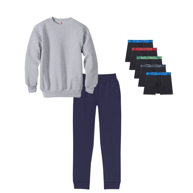 Hanes EcoSmart Boys Fleece Jogger Sweatpants