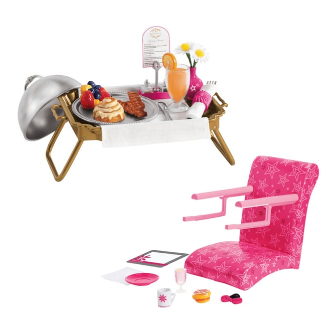 american girl chair that attaches to table