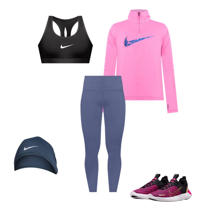 Nike Womens Dri-Fit Zenvy 7/8 Leggings - Blue