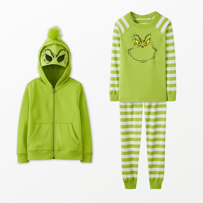 Dr. Seuss Grinch French Terry Zip Up Hoodie Hanna Andersson