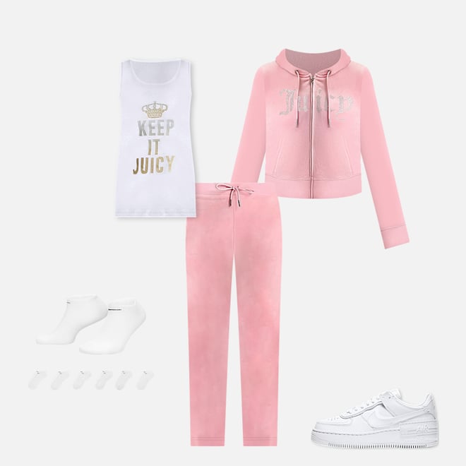 JUICY COUTURE OG Bling Womens Pants - ROSE