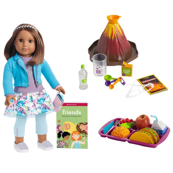 american girl doll hot lunch set