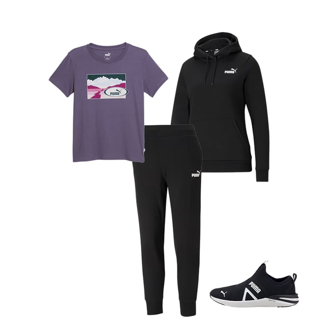 Puma Mujer Ess + Colourblock Leggings Essentials Deportivos Pantalón  Chándal