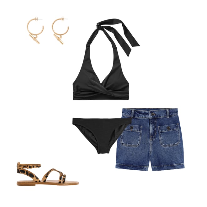 3rd bundle featuring 4 items which compliment Levanzo Halter Bikini Top