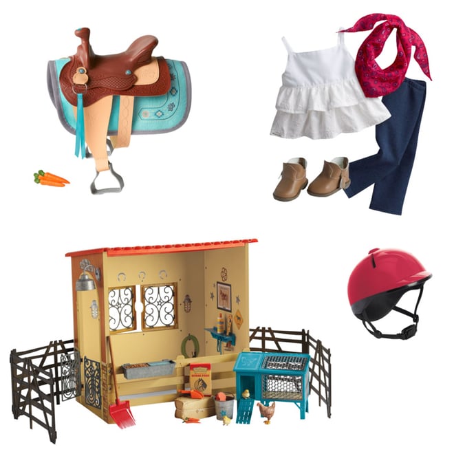 american girl horse and saddle
