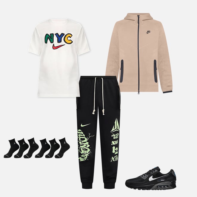 Fashion Look Featuring Felina Activewear Pants and Nike Sneakers