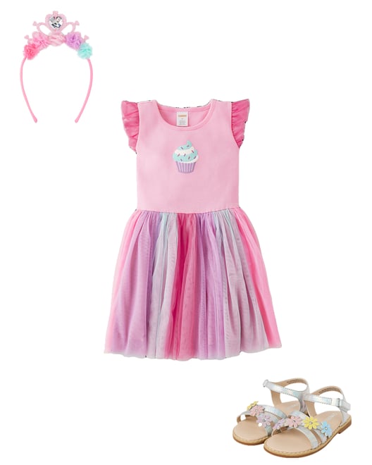 6th bundle featuring 2 items which compliment Girls Crown Headband