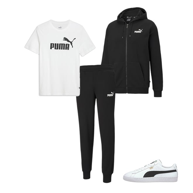 Essentials Small Logo Full-Zip Hoodie Men | PUMA