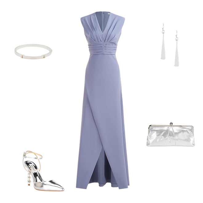 Light Grey Dress Accessories