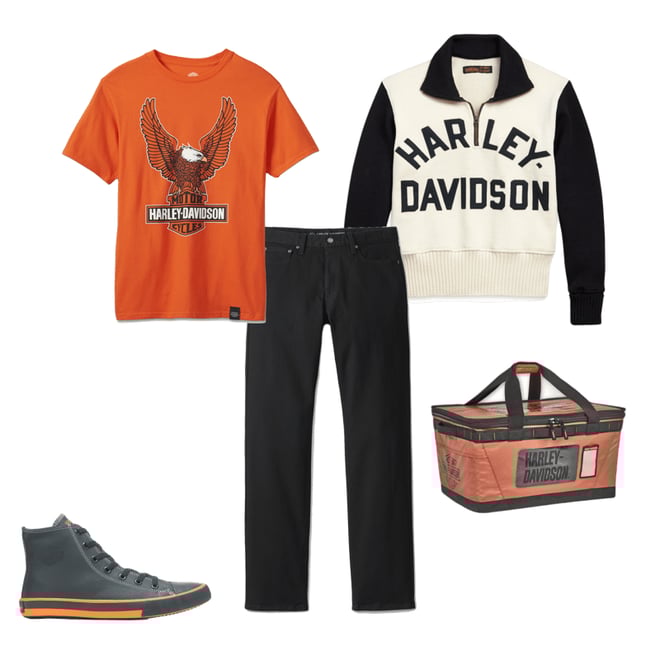 Men's CM Arch Race Font Sweater | Harley-Davidson USA Men's CM Arch Race Font Sweater | Harley-Davidson USA