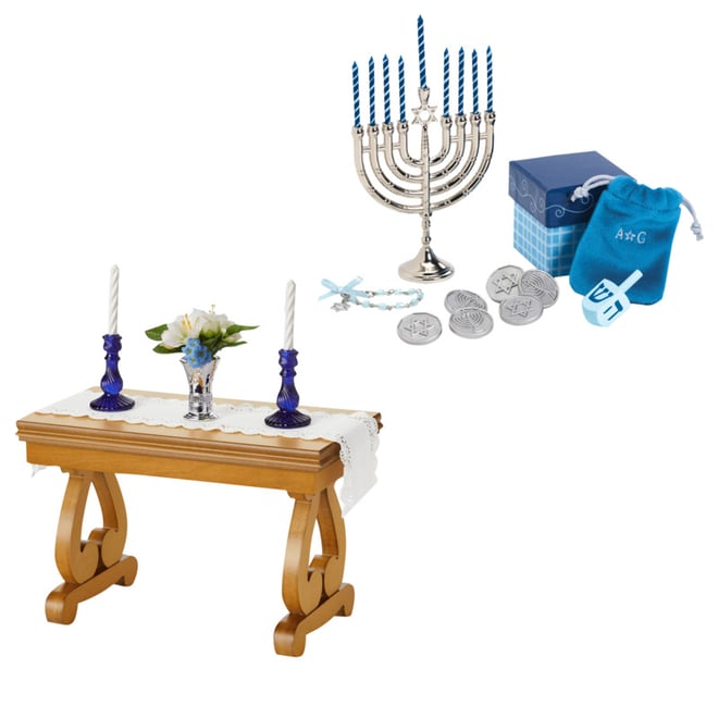 american girl rebecca hanukkah set