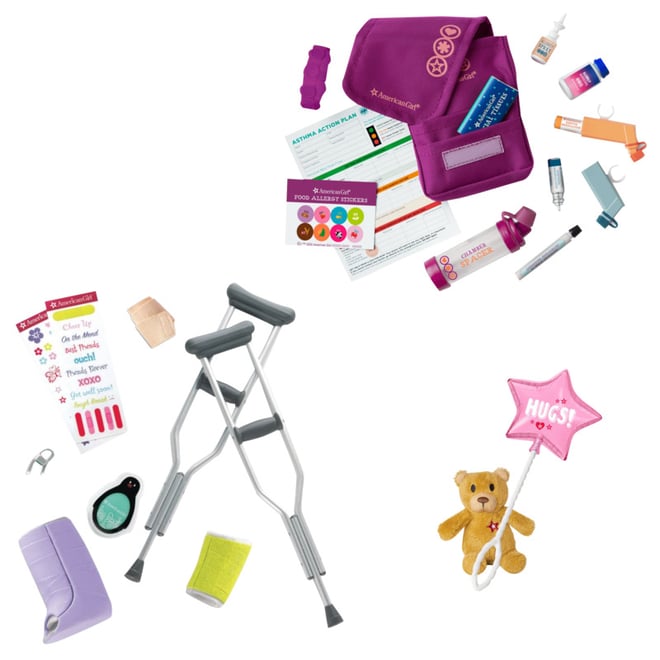 american girl doll crutches