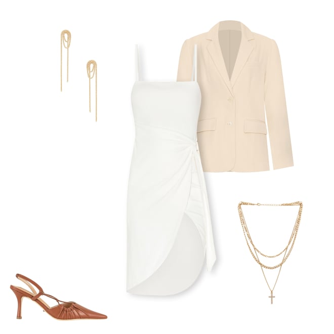 3rd bundle featuring 4 items which compliment Arlo Midi Dress