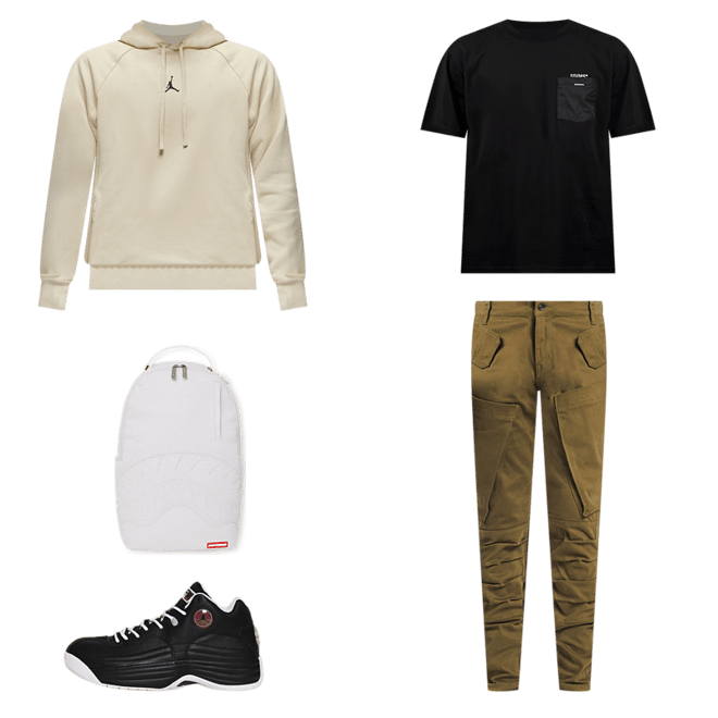 Shop Jordan MJ Sport Dri-FIT Hoodie DQ7327-206 beige