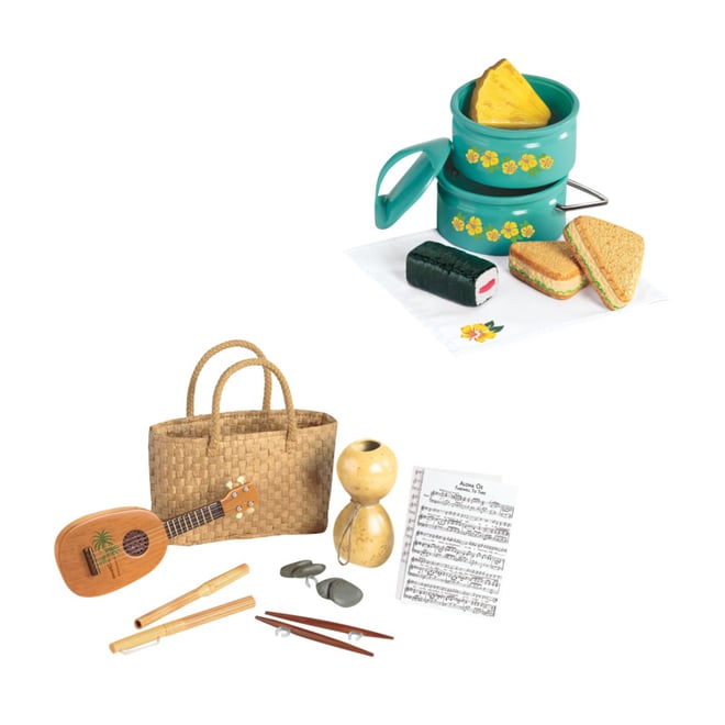 american girl sushi set