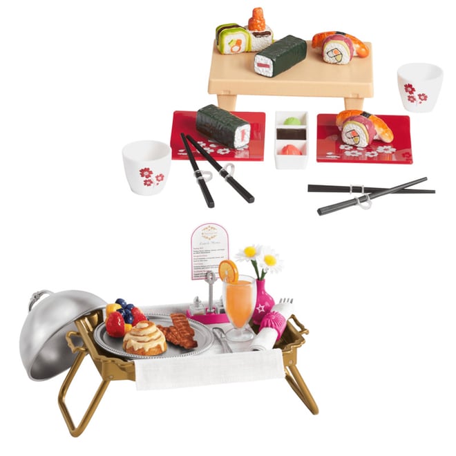 american girl sushi set