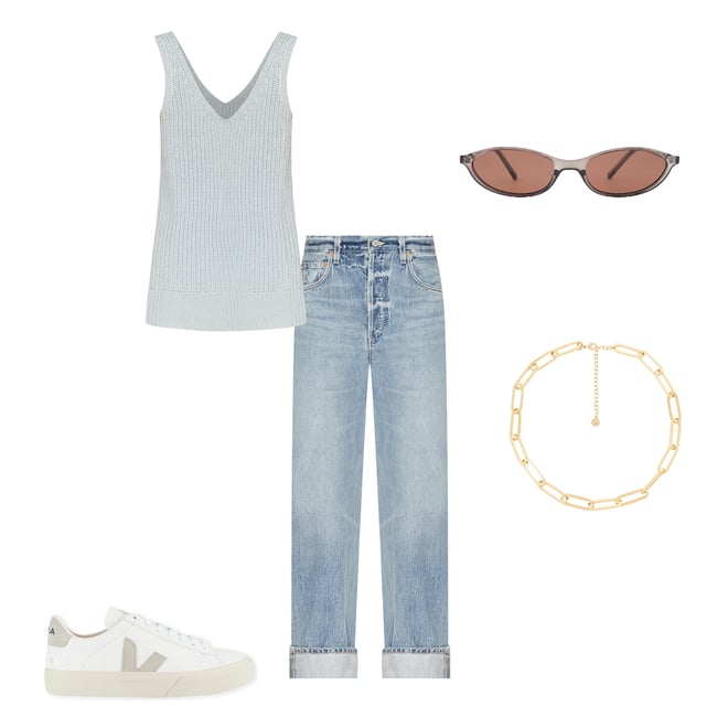 1st bundle featuring 4 items which compliment Ayla Baggy Cuffed Crop