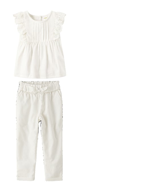 1st bundle featuring 1 items which compliment Girls Tie Linen-Blend Pull On Pants