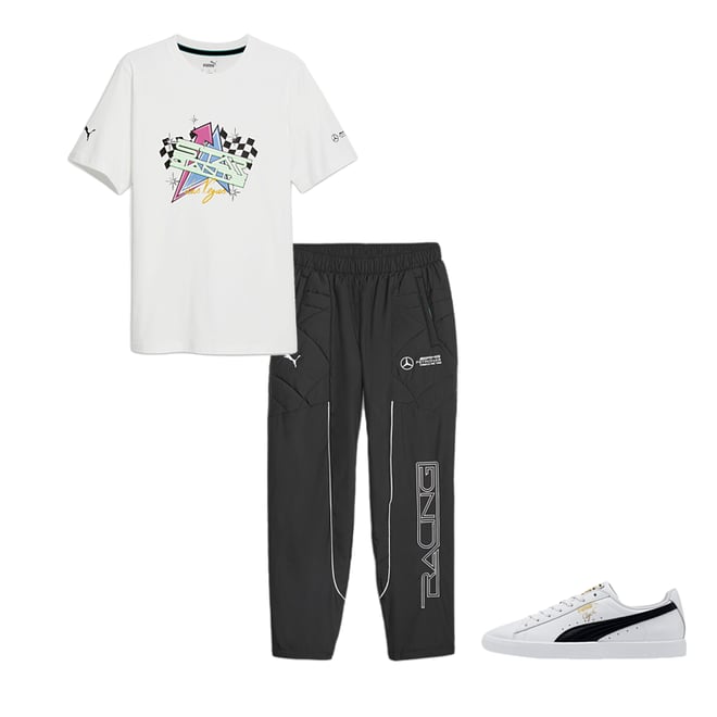 puma clyde mid core foil