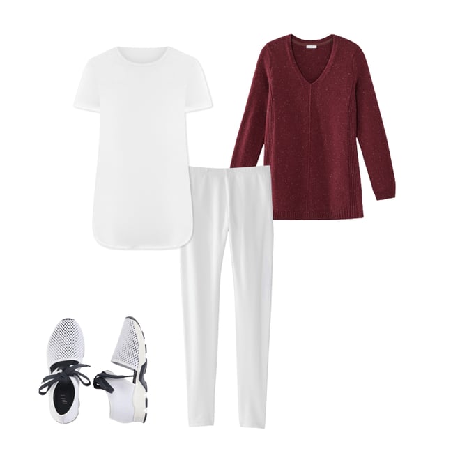 1st bundle featuring 3 items which compliment J.Jill Pima Ankle-Length Leggings