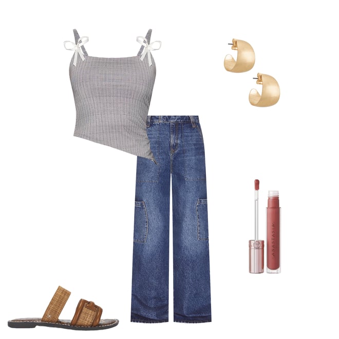 1st bundle featuring 4 items which compliment Elyse Trouser Cargo Jeans