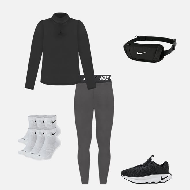 Nike Women's Sportswear Club High-Waisted Leggings Black / Dark Smoke Grey