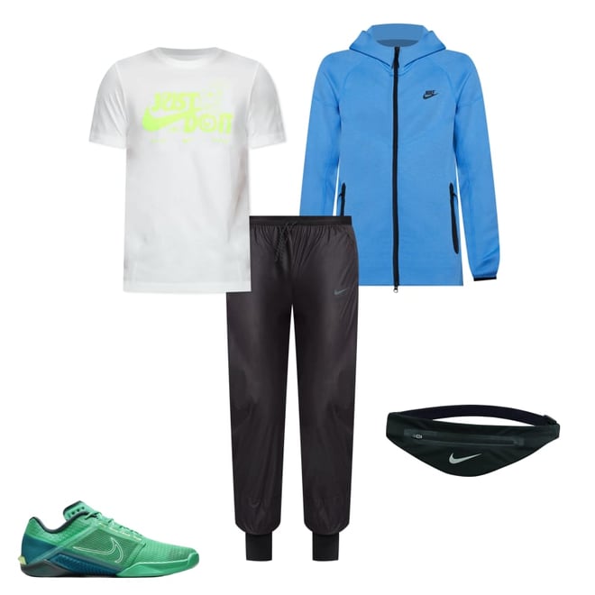 Nike Men's Sportswear Tech Fleece Full-Zip Windrunner Jacket-Blue - Hibbett