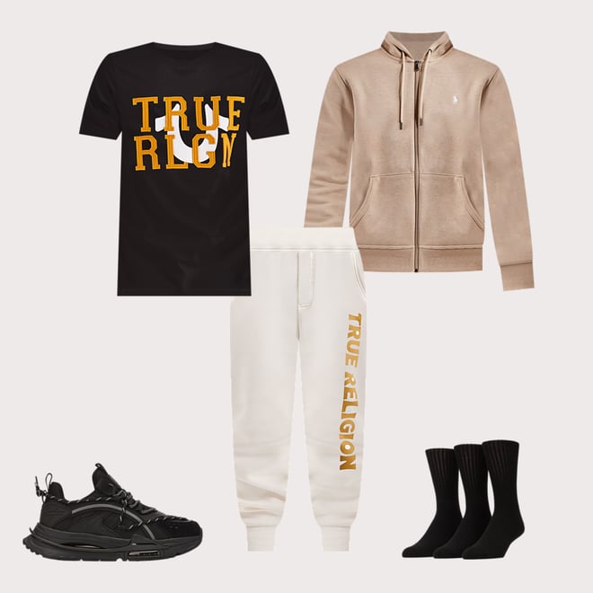 True Religion COLLEGIATE JOGGERS – DTLR