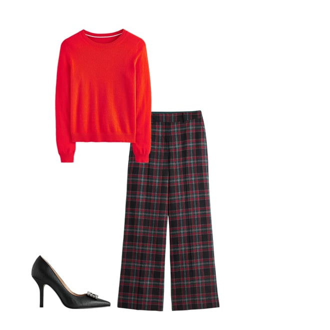 Boden hot sale tartan trousers