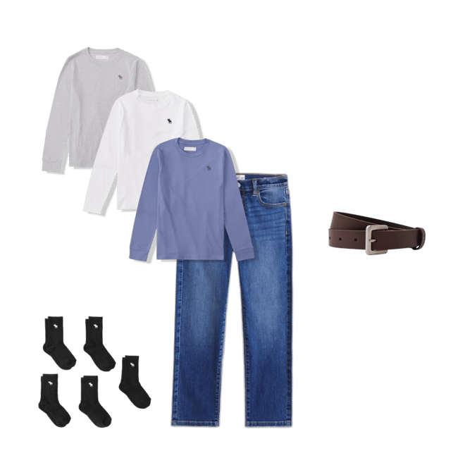 straight jeans