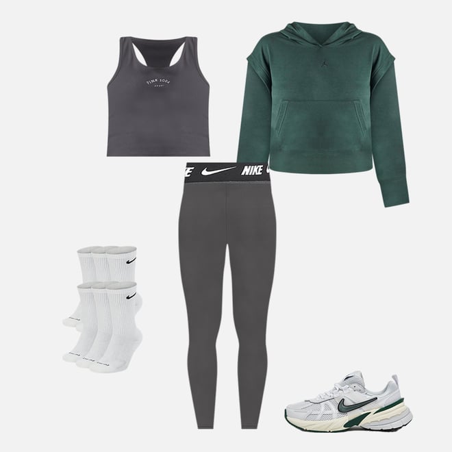 Nike Sportswear Club High-Waisted Leggings DM4651-010 Women's Small