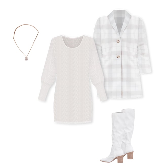 Get Beige Lily Coat Pink – Board On Plaid