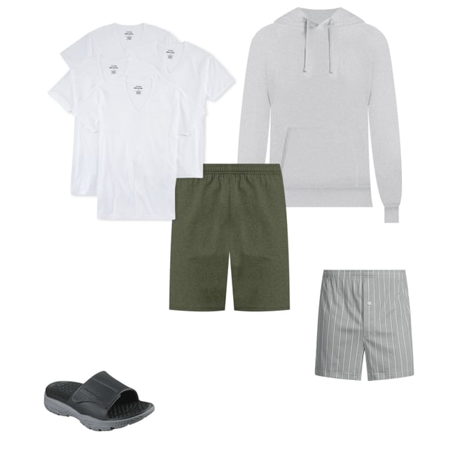 Stafford Dry + Cool Mens 4 Pack Short Sleeve V Neck Moisture Wicking  T-Shirt, Color: White - JCPenney