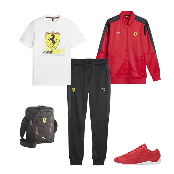 [597945-01] Mens Puma Ferrari Race T7 Track Pants