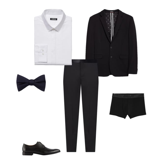 tuxedo shirt extra slim fit