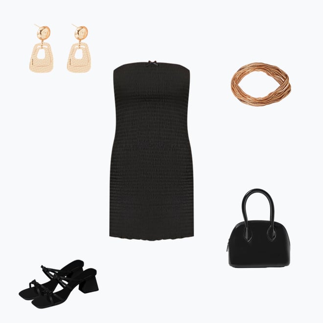 Square-Cut Mini Tank Dress