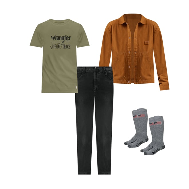 Wrangler x Buffalo Trace™ Men's Distillers Jacket in Old Fashioned