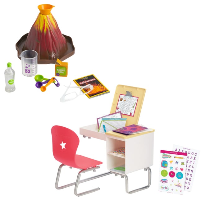 american girl doll flip top desk