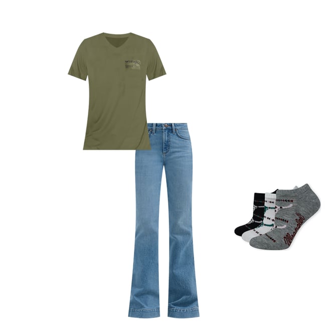 Women's Wrangler Retro® Bailey High Rise Trouser Jean in Jordyn