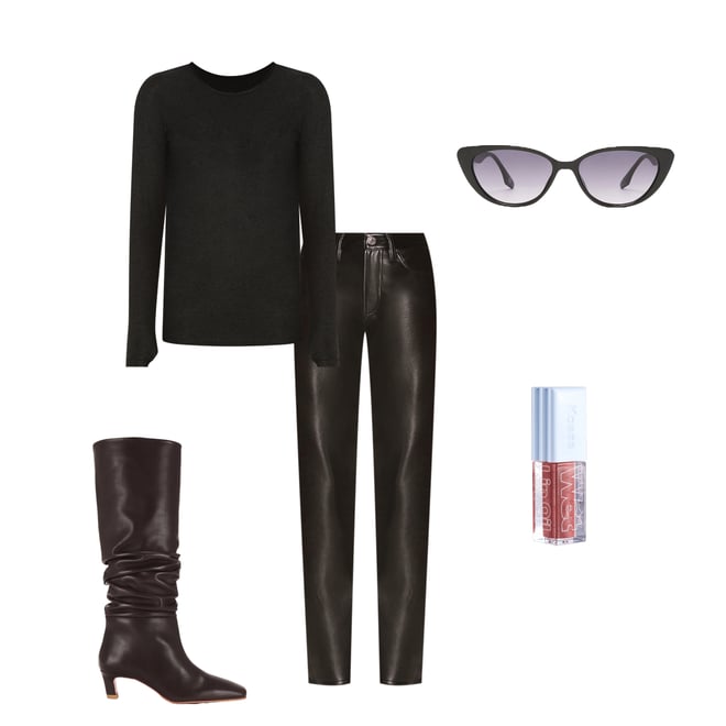 1st bundle featuring 4 items which compliment Kalila Leather Boots