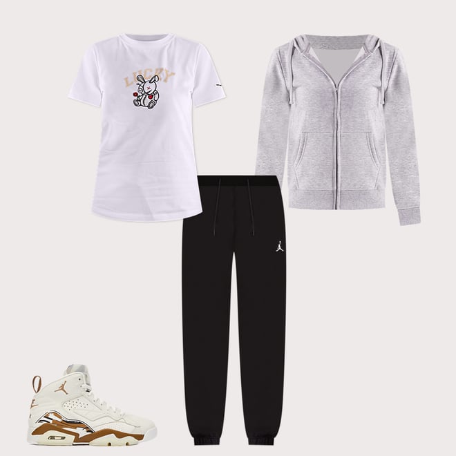 Nike Jordan Air Jordan Women's Jumpman Core Leggings College Grey/Summit  White, DD7007-033
