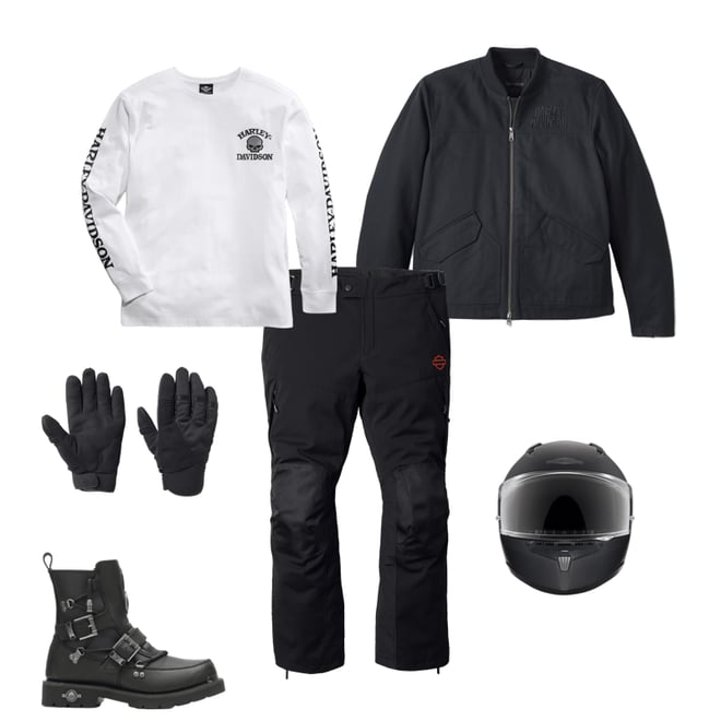 Men's H-D Flex Layering System Bomber Riding Jacket Outer