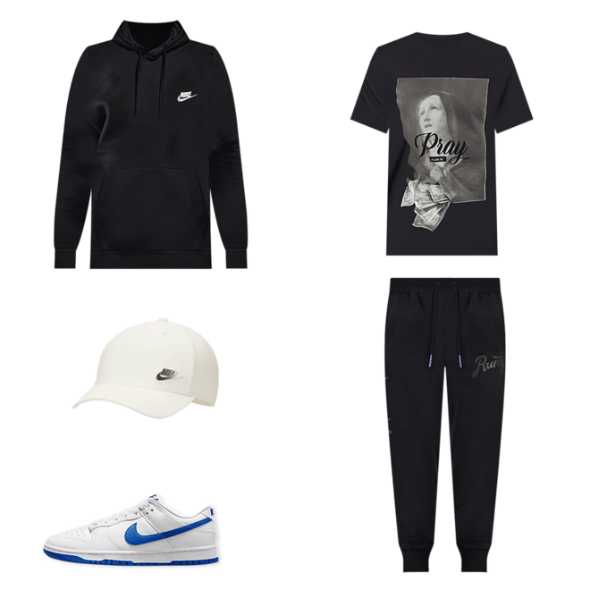 NIKE Sportswear Long Sleeve Boyfriend Tee Print Swoosh white Sweatshirts  online at SNIPES