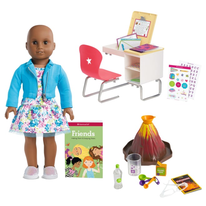 american girl volcano lab set