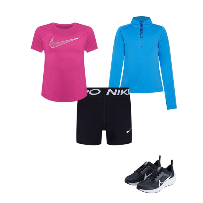 Nike Girls' Pro Boy Shorts : : Clothing, Shoes & Accessories